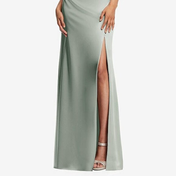 After Six 6874.....Lace Up Tie-Back Corset Maxi Dress....Willow...Sz 2 - Picture 2 of 7